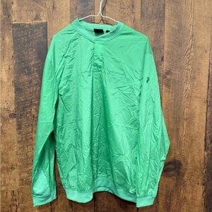 Peak Performance Men's Wind Crew Jacket green Medium logo*** EUC
